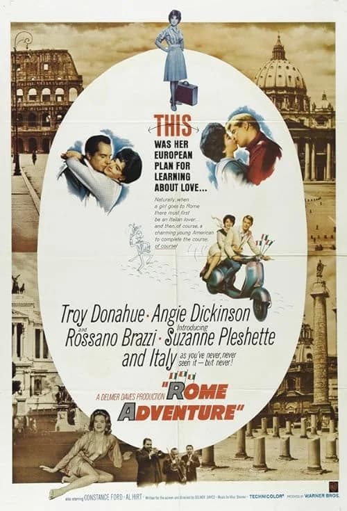 Rome Adventure film posteri
